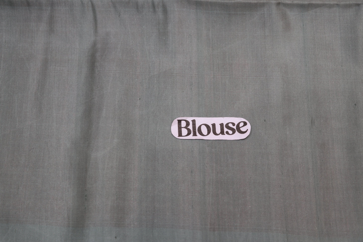 Pure  Silk  Saree Peac h With  Grey Colour - Vaishali Silks