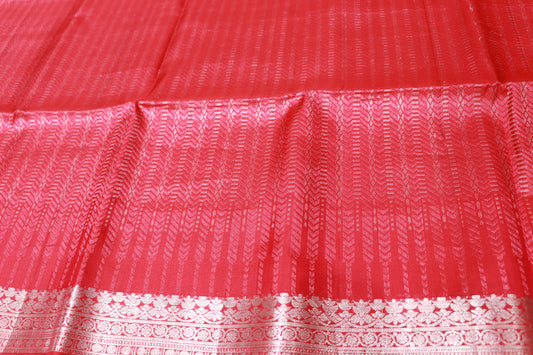 Pure  Silk  Saree Pink Colour - Vaishali Silks