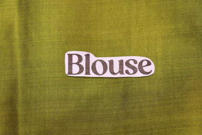 Pure  Silk  Saree Grey With  Green Colour - Vaishali Silks