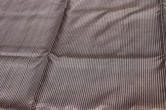 Pure  Silk  Saree White &  Black Checked With Blue Colour - Vaishali Silks