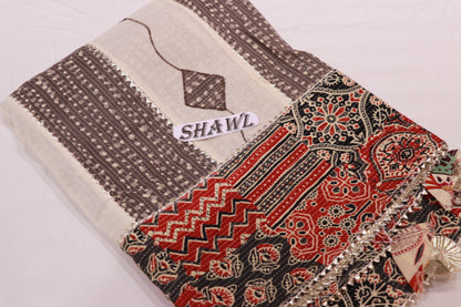 Pure  Cotton  Salwar  Material 2 piece set - Vaishali Silks