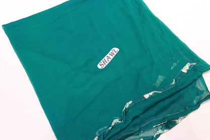 Pure  Cotton  Salwar  Material  Green  Colour - Vaishali Silks