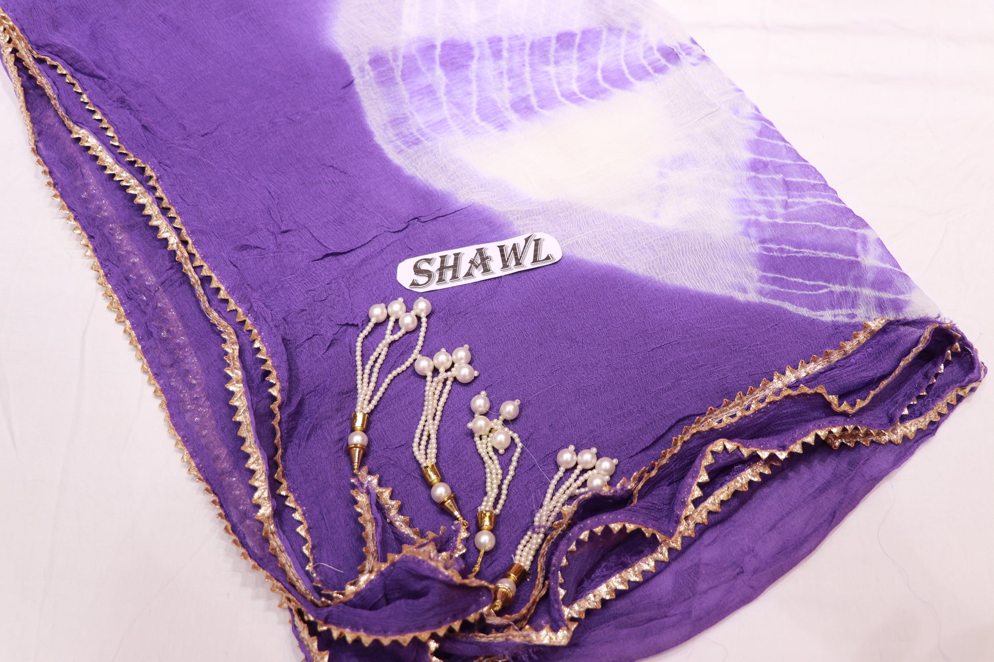 Pure  Cotton  Salwar  Material  Voilet Colour - Vaishali Silks