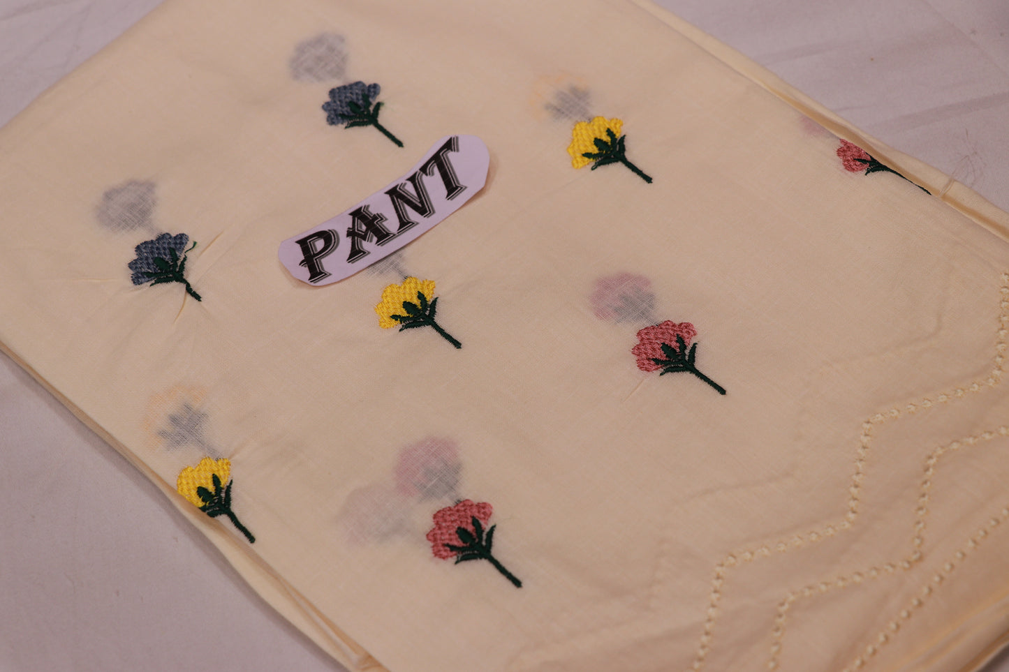 Pure  Cotton  Salwar  Material Peach Colour - Vaishali Silks