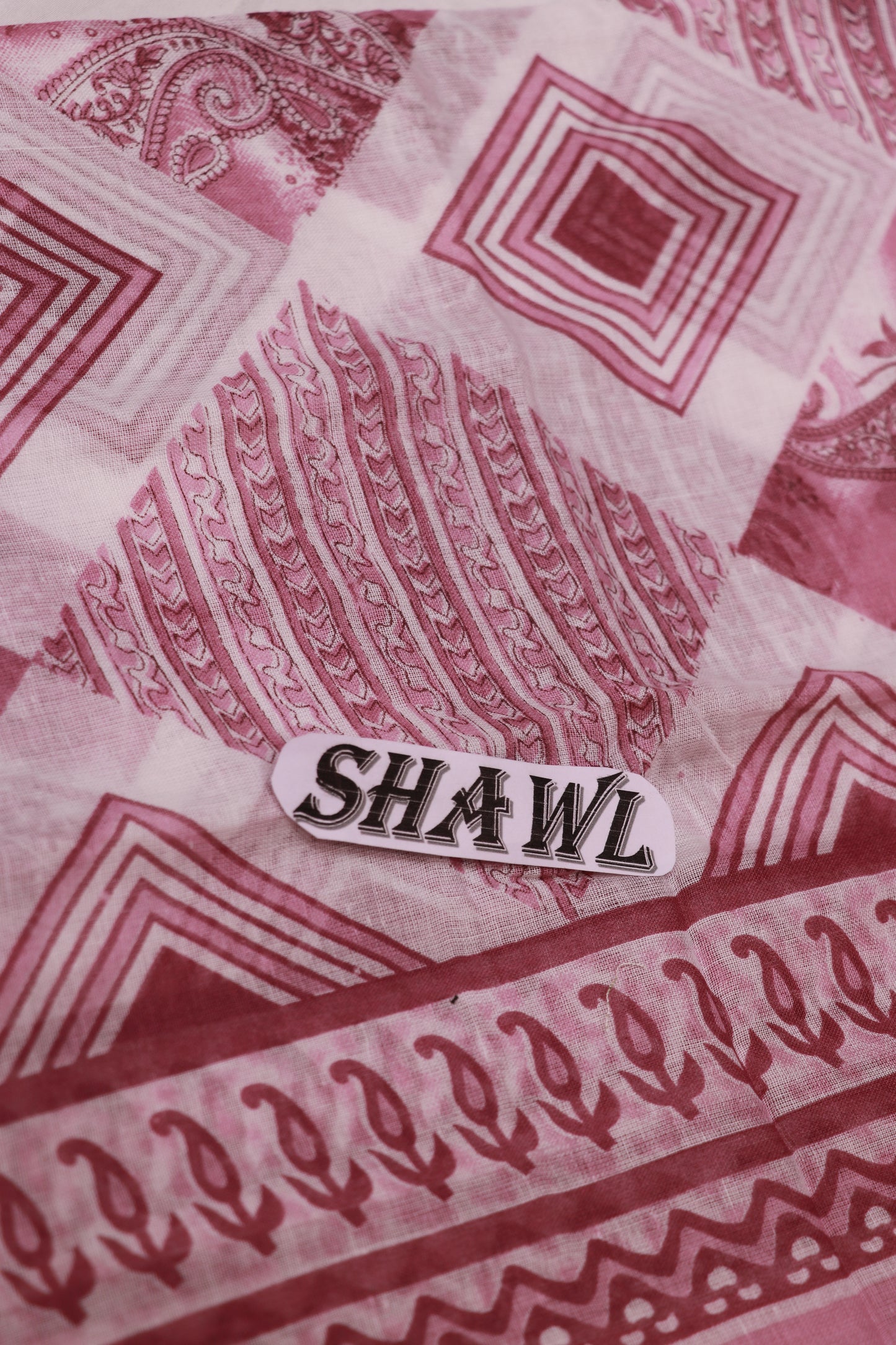 Pure  Cotton  Salwar  Material   Pink Colour - Vaishali Silks