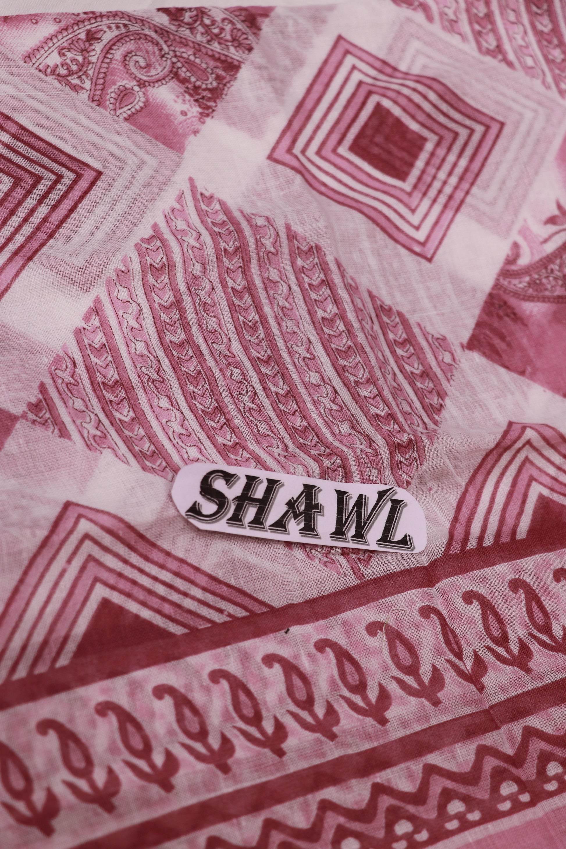 Pure  Cotton  Salwar  Material   Pink Colour - Vaishali Silks