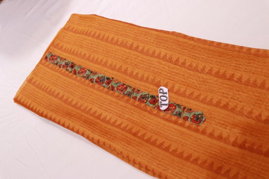 Salwar  Material  Orange Colour - Vaishali Silks