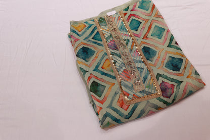 Salwar  Material Tissue Multi  Colour - Vaishali Silks