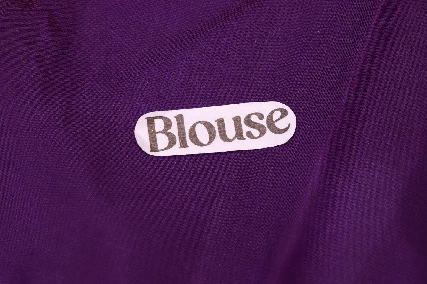 Pure Silk Saree  Cream  With  Violet  Colour - Vaishali Silks