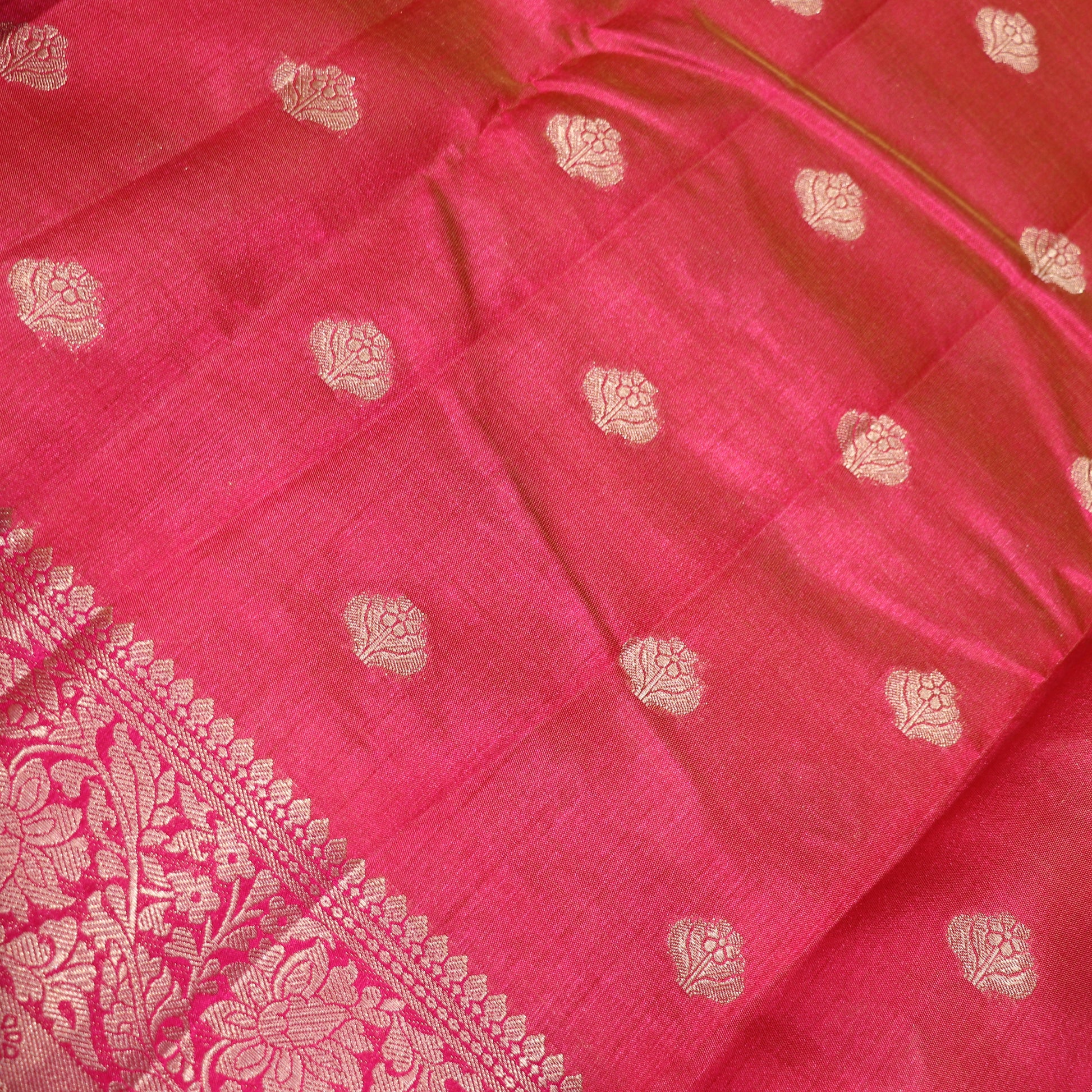 Fancy Saree Pink Colour - Vaishali Silks