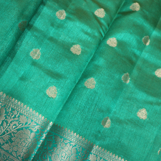 Fancy Saree  Green  Colour - Vaishali Silks