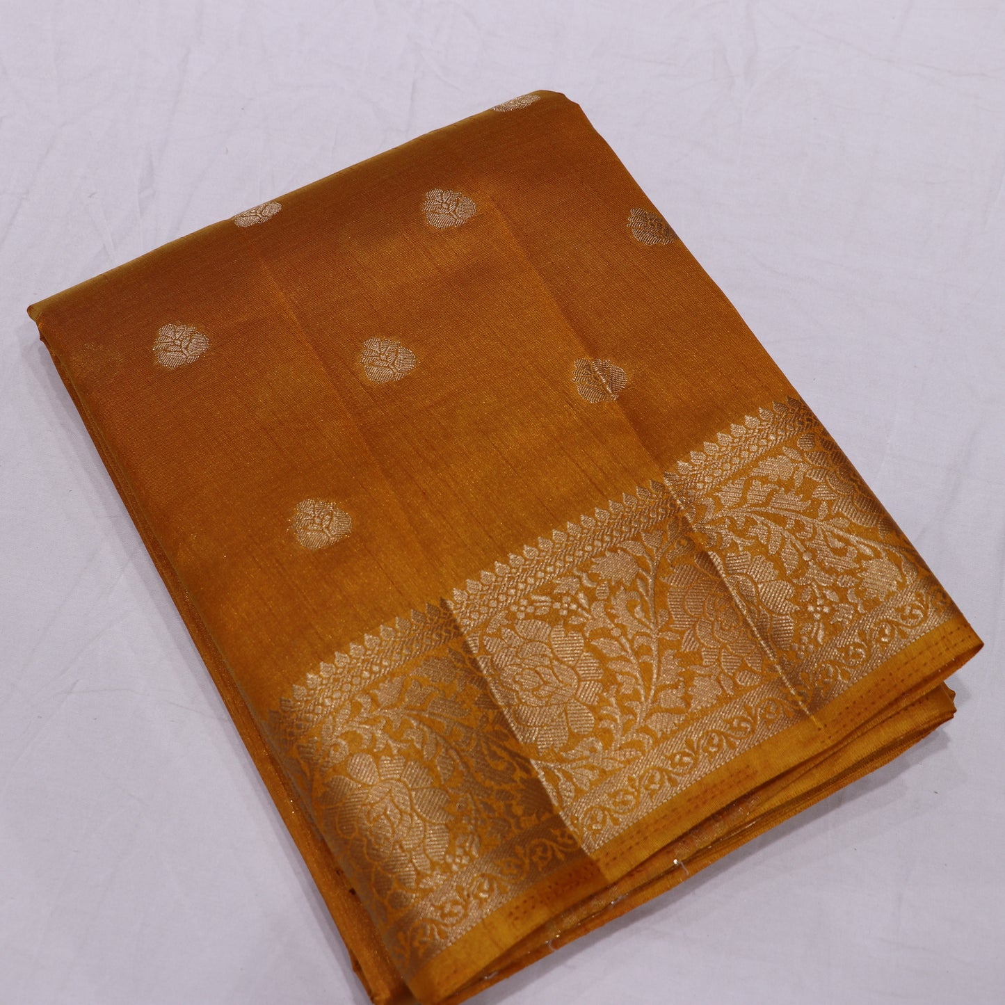 Fancy Saree Yellow Colour - Vaishali Silks