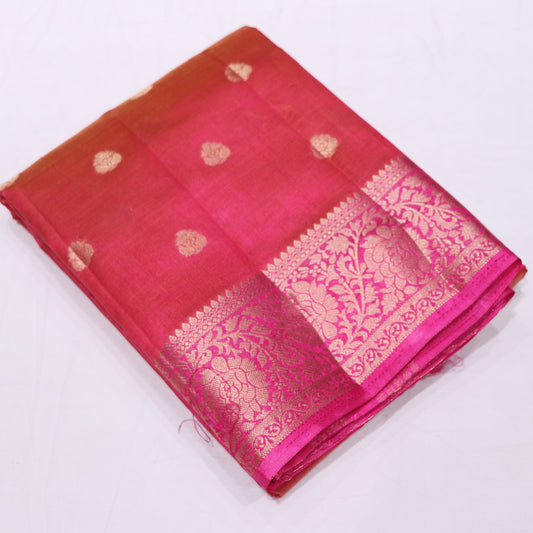 Fancy Saree  Pink  Colour - Vaishali Silks