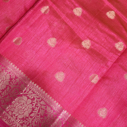 Fancy Saree  Pink  Colour - Vaishali Silks