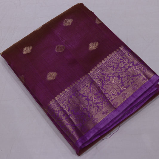 Fancy Saree Lavender Colour - Vaishali Silks