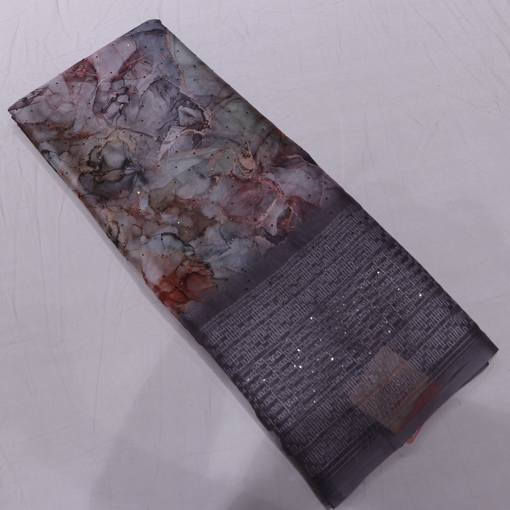 Fancy  Saree  Gray Colour - Vaishali Silks