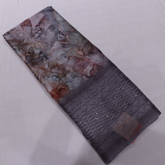 Fancy  Saree  Gray Colour - Vaishali Silks