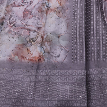 Fancy  Saree  Gray Colour - Vaishali Silks