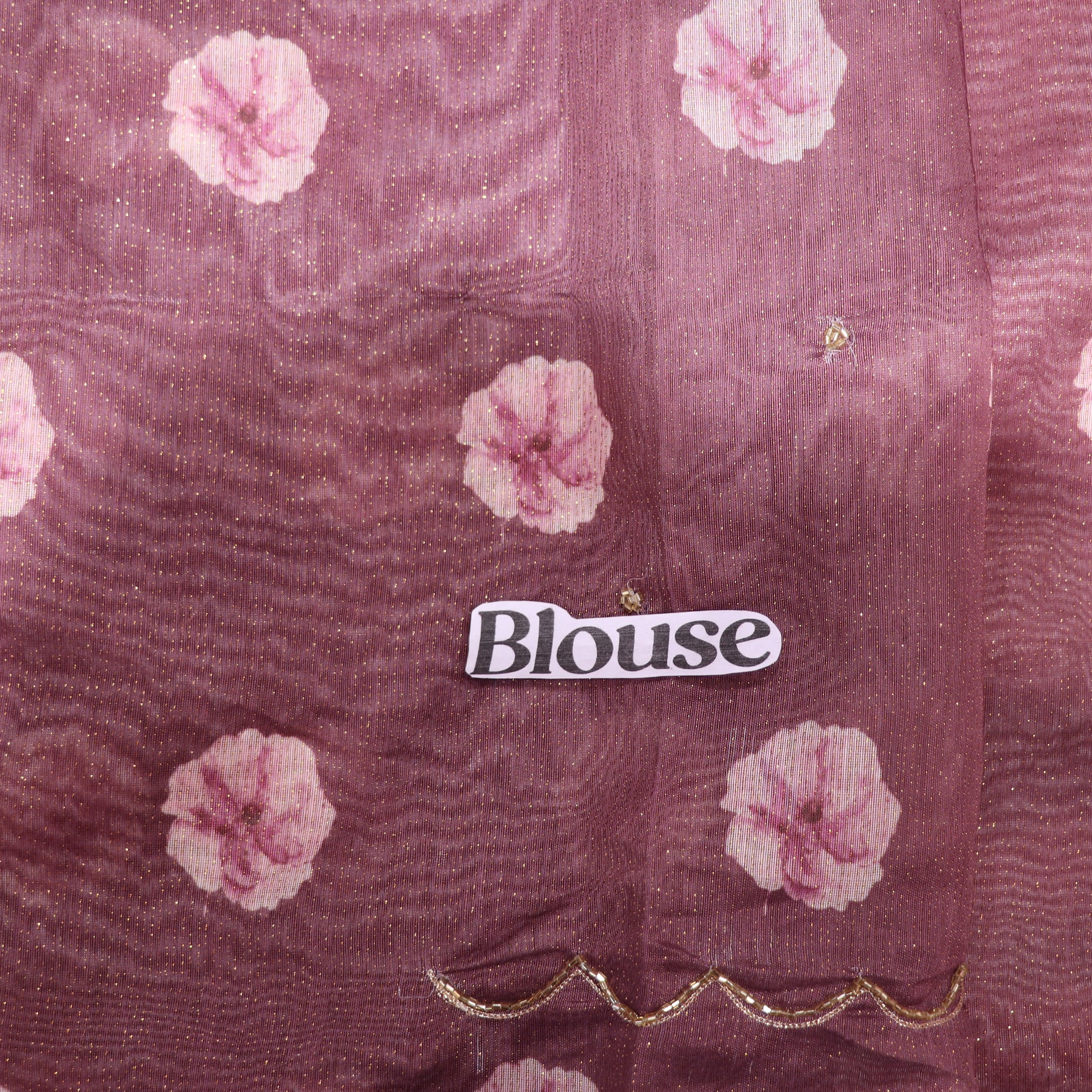 Fancy Saree  Peach Colour - Vaishali Silks