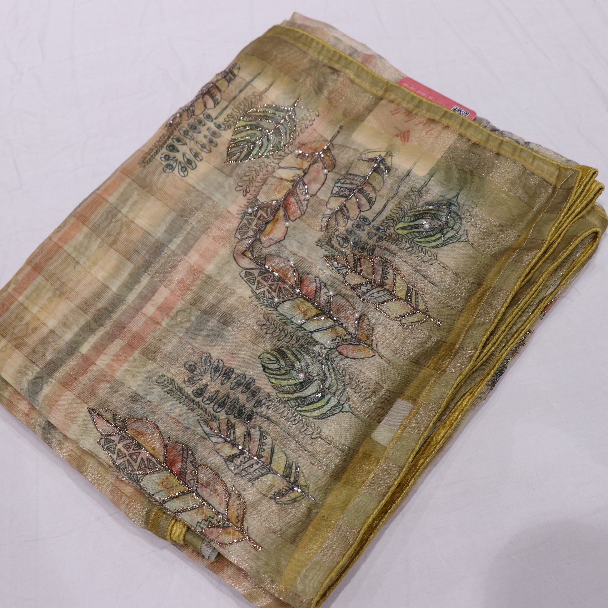 Fancy Saree Yellow  Colour - Vaishali Silks