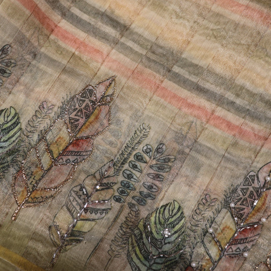 Fancy Saree Yellow  Colour - Vaishali Silks