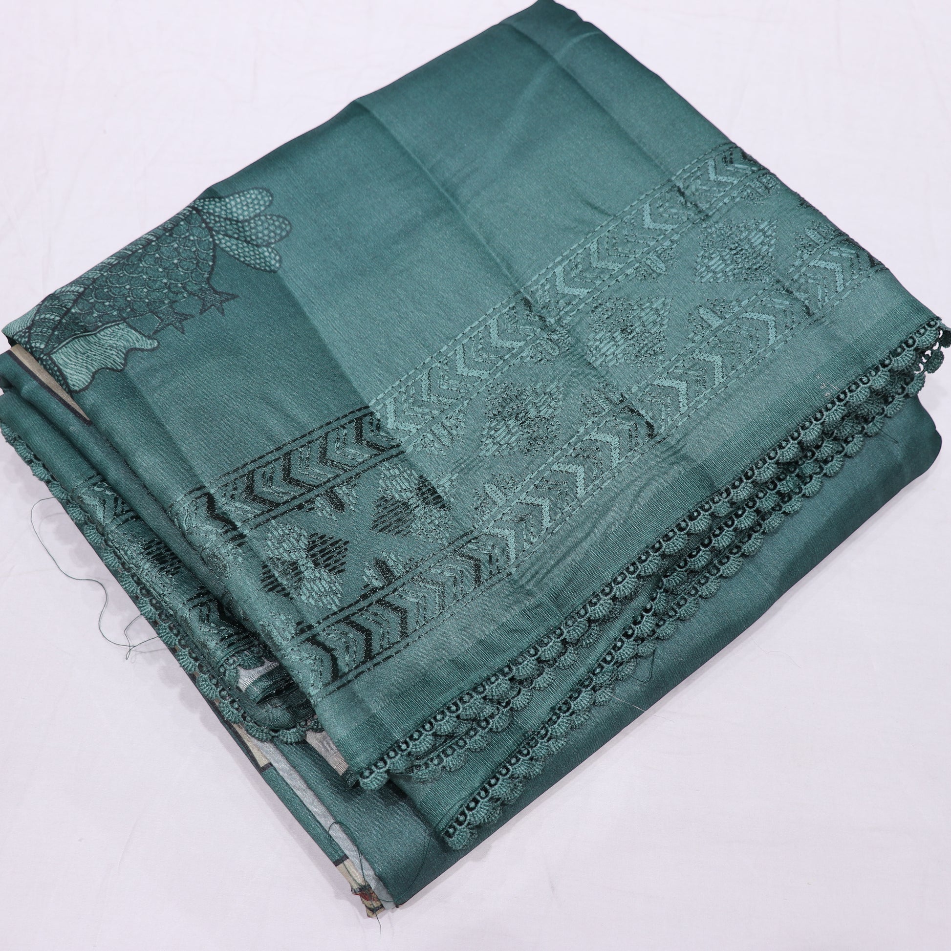 Fancy Saree Bottle  Green colour - Vaishali Silks