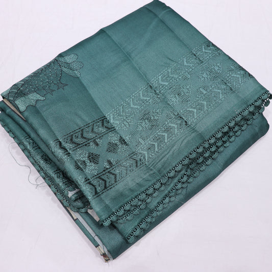 Fancy Saree Bottle  Green colour - Vaishali Silks