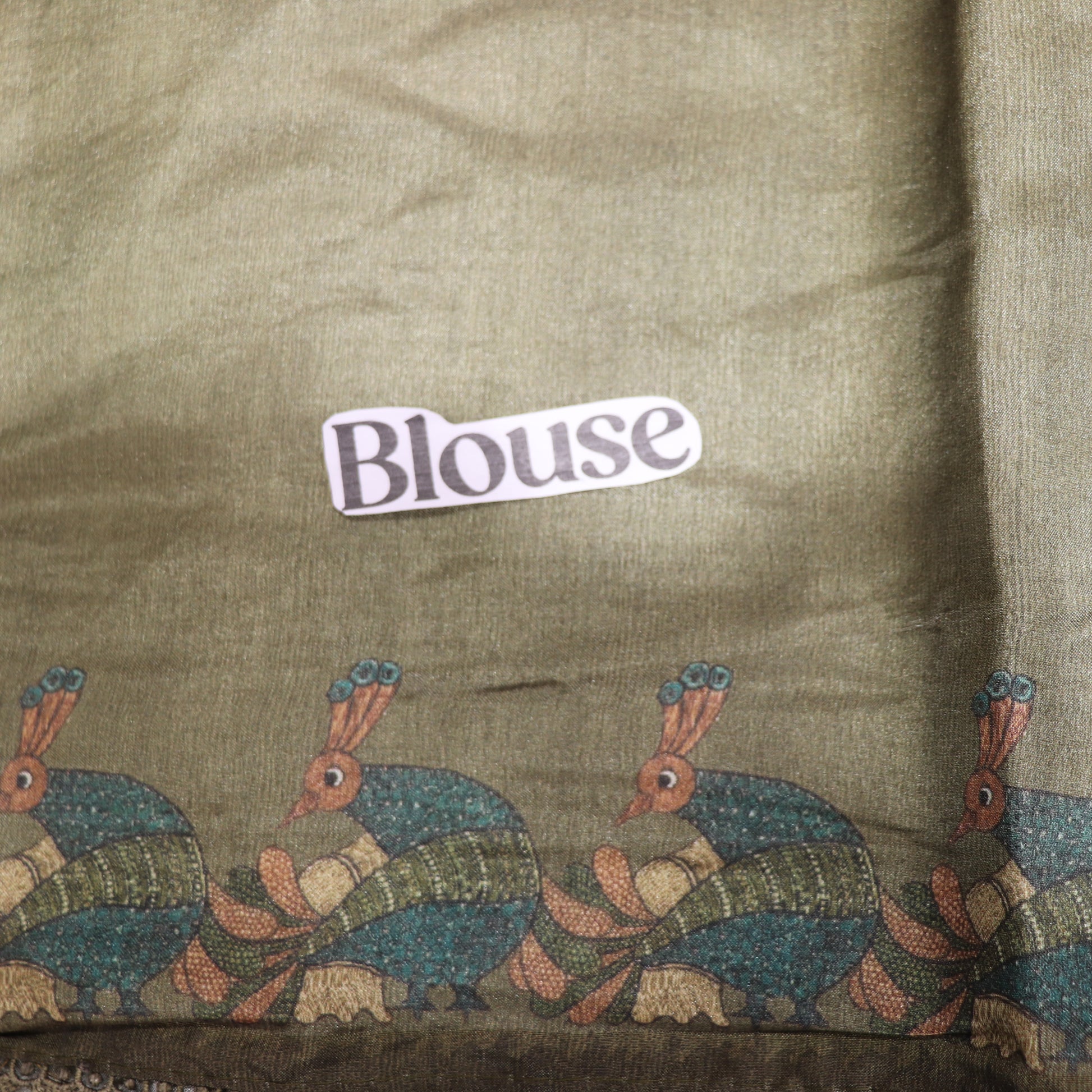 Fancy Saree Dark Green Colour - Vaishali Silks