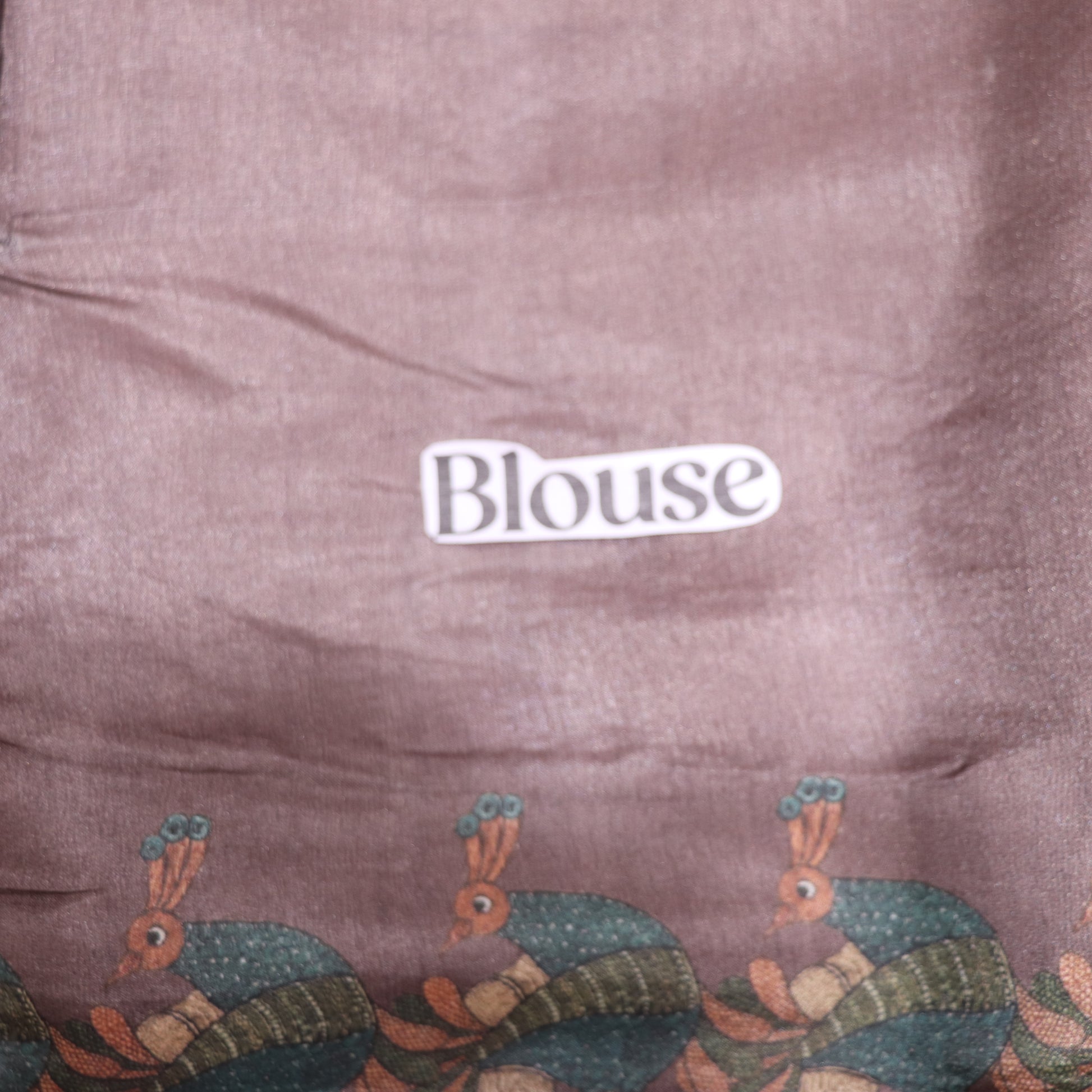 Fancy Saree  Brown Colour - Vaishali Silks