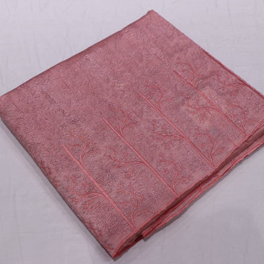 Fancy Saree Onion  Peach  coloua - Vaishali Silks