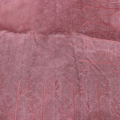 Fancy Saree Onion  Peach  coloua - Vaishali Silks