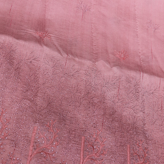 Fancy Saree Onion  Peach  coloua - Vaishali Silks