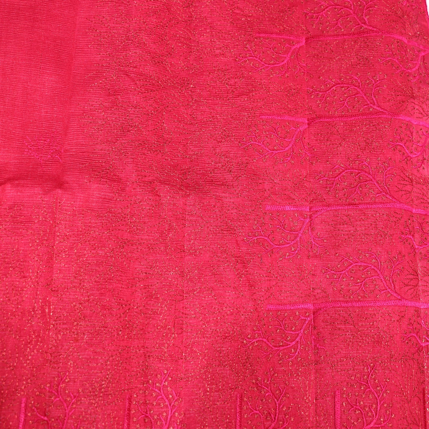 Fancy Saree Pink Colour - Vaishali Silks