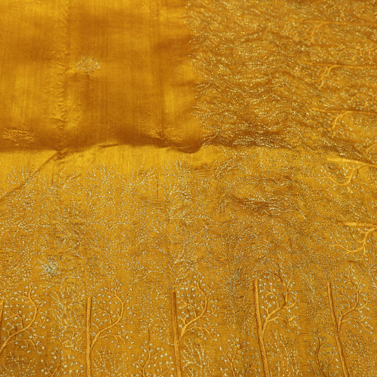 Fancy Saree Mustar Colour - Vaishali Silks