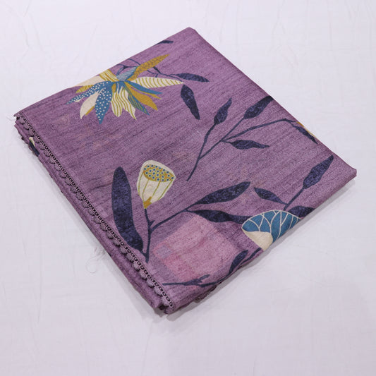 Fancy Saree   Light Pureple  Colour - Vaishali Silks
