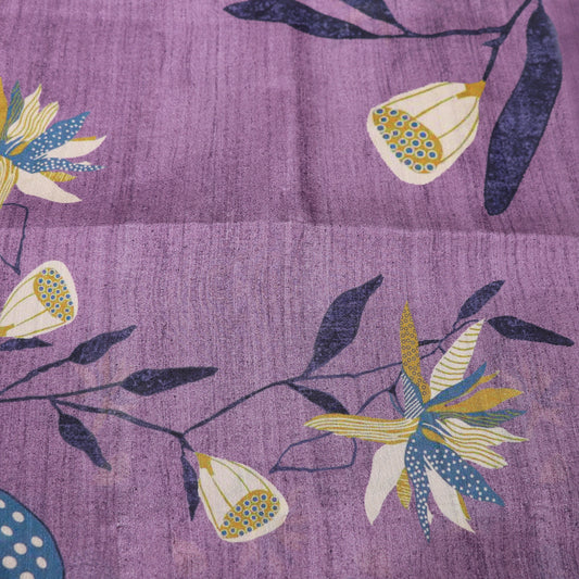 Fancy Saree   Light Pureple  Colour - Vaishali Silks