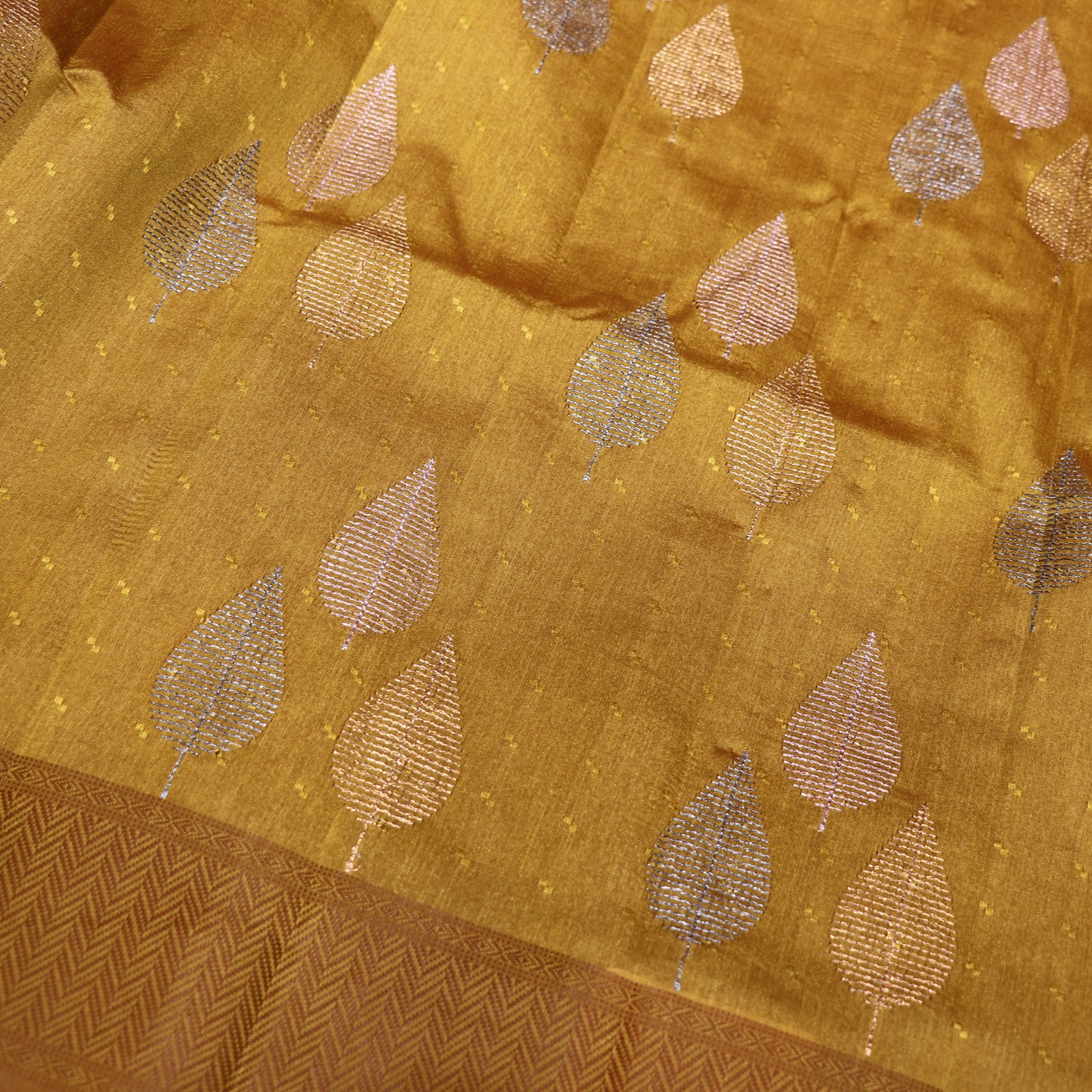 Fancy Saree   Musterd  Colour