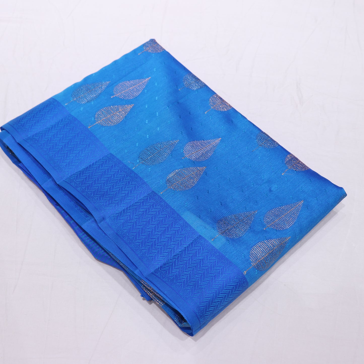 Fancy Saree   Blue Colour - Vaishali Silks