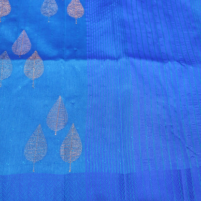 Fancy Saree   Blue Colour - Vaishali Silks