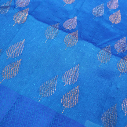 Fancy Saree   Blue Colour - Vaishali Silks