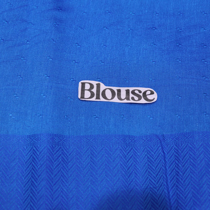 Fancy Saree   Blue Colour - Vaishali Silks