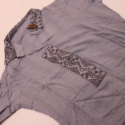 Short  Top Gray Colour - Vaishali Silks