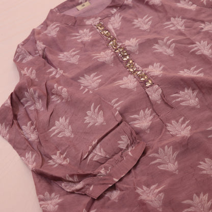 Short  Top   Lavendor Colour - Vaishali Silks