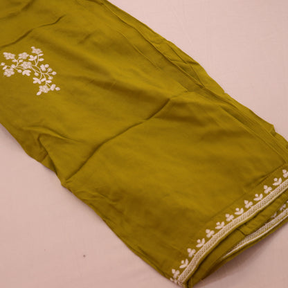 Short  Top  Parrot  Green   Colour - Vaishali Silks