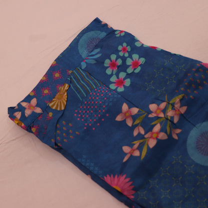 Short  Top  Blue  Colour - Vaishali Silks