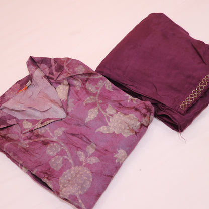 Short  Top violet  Colour - Vaishali Silks