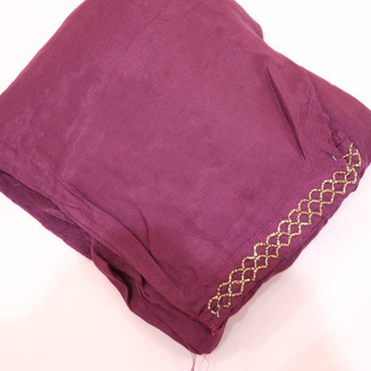 Short  Top violet  Colour - Vaishali Silks