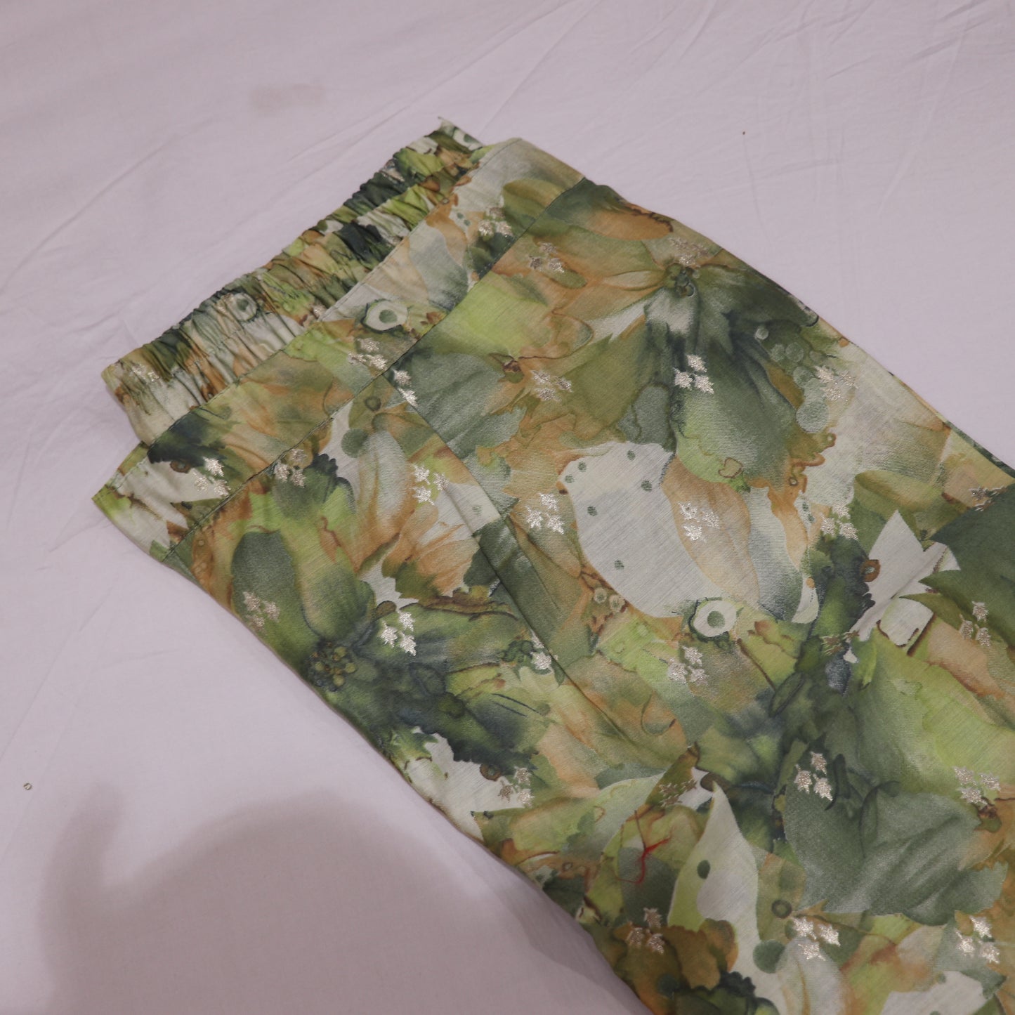 Short  Top  Green Colour - Vaishali Silks