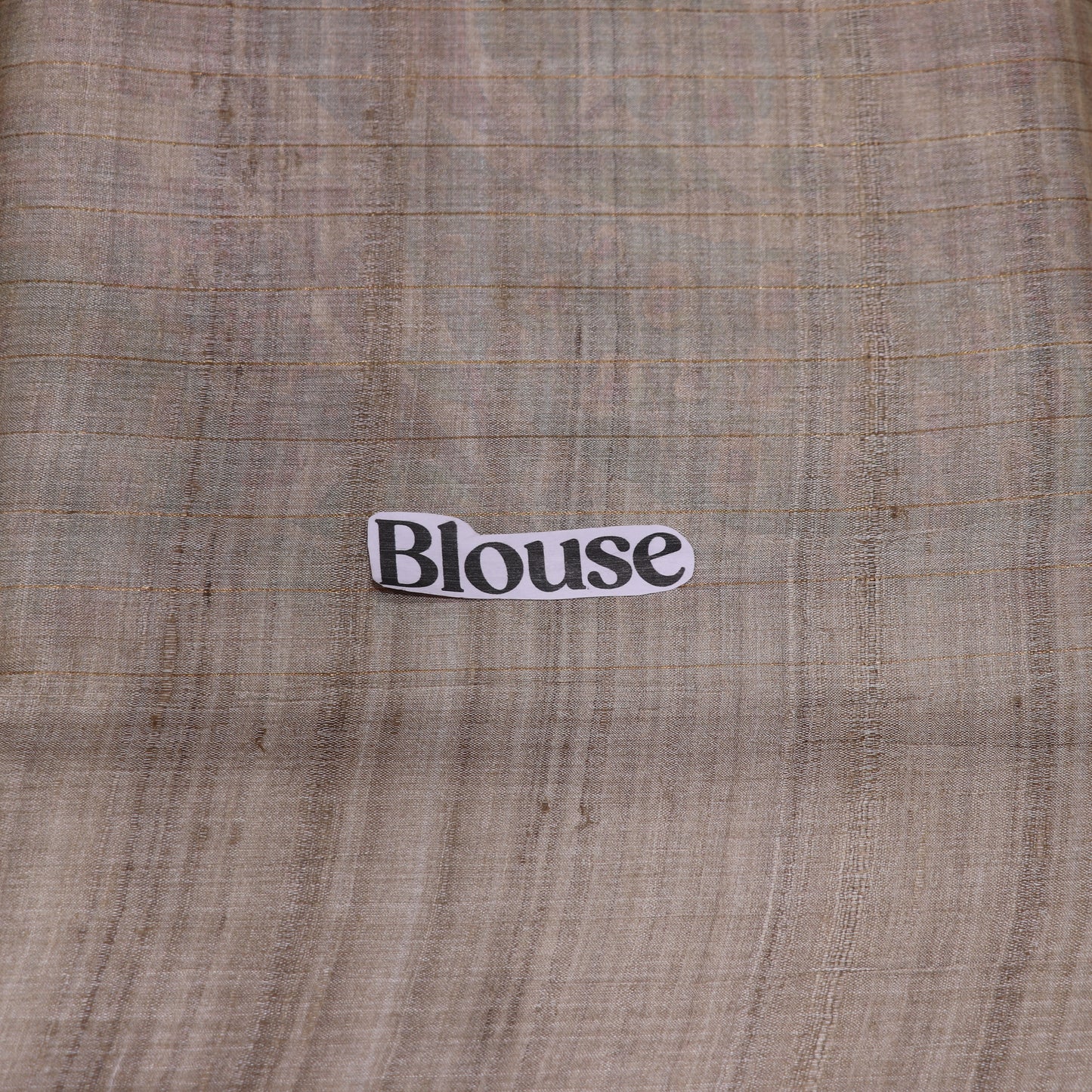 Tussar half  White Saree - Vaishali Silks