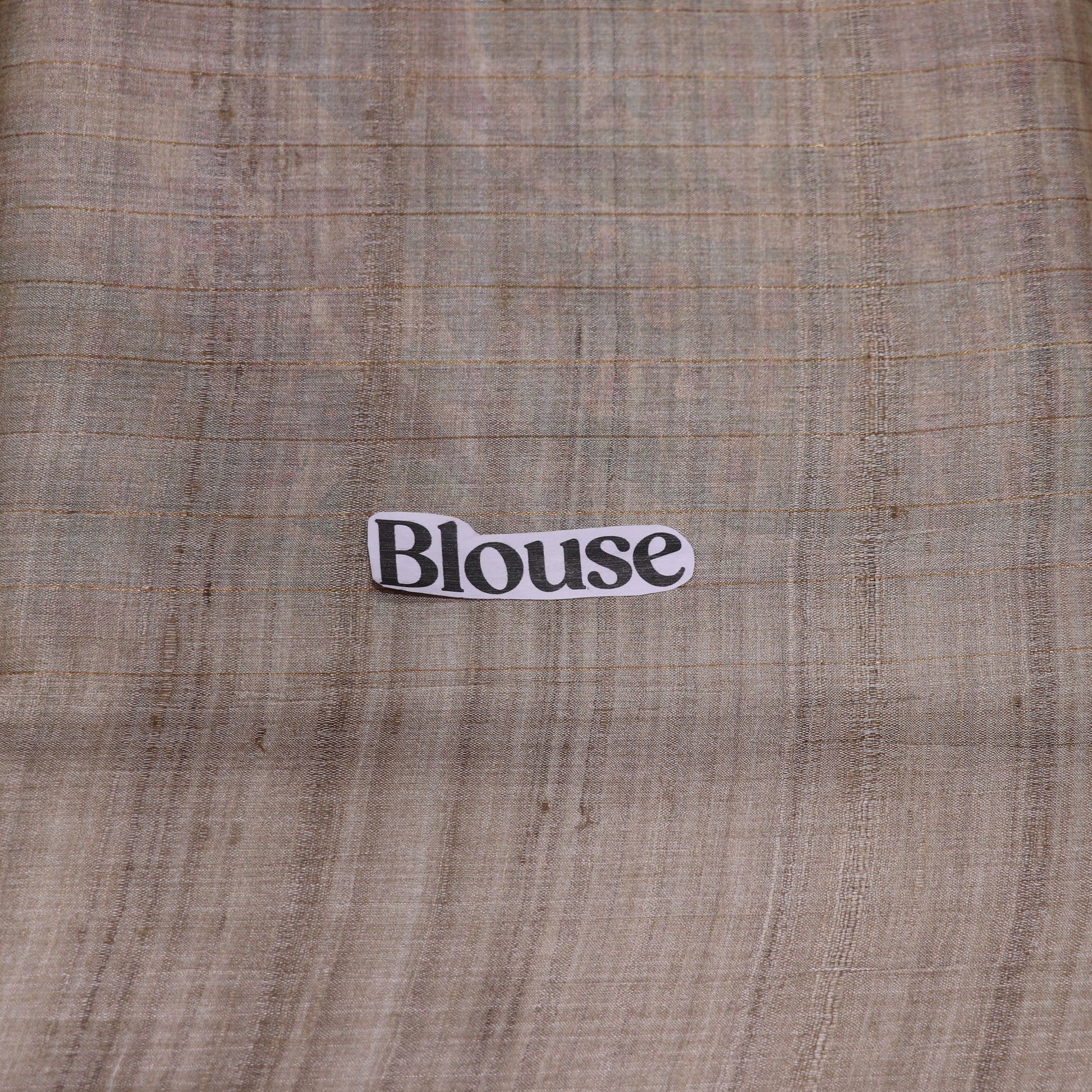 Tussar half  White Saree - Vaishali Silks